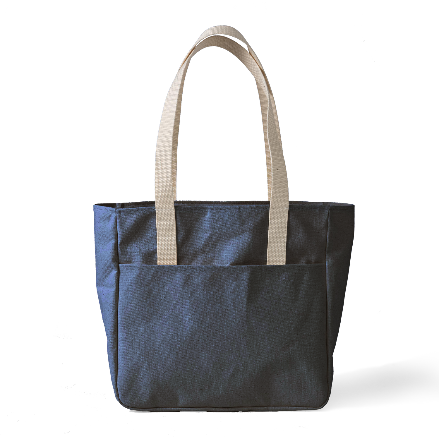 Heather Blue Canvas Carryall