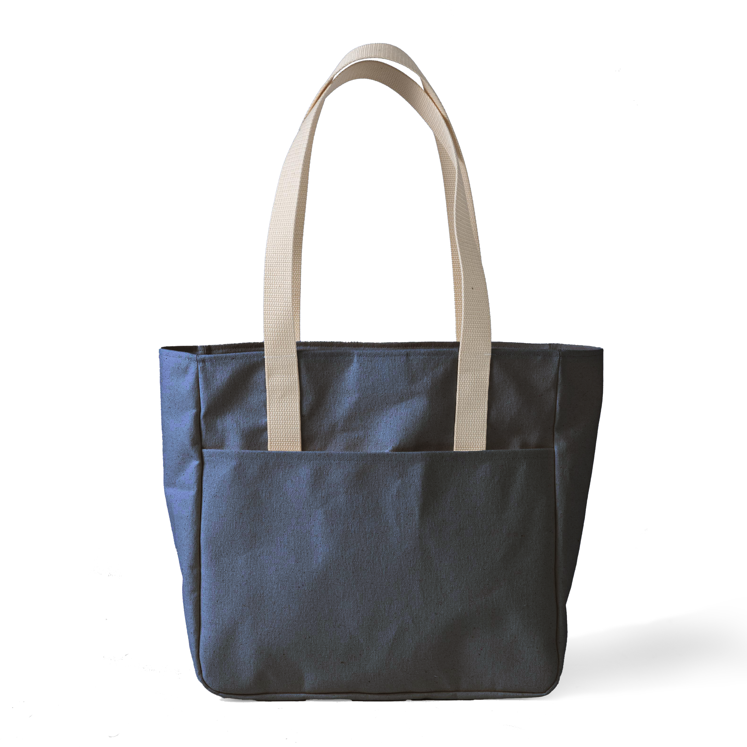Heather Blue Canvas Carryall