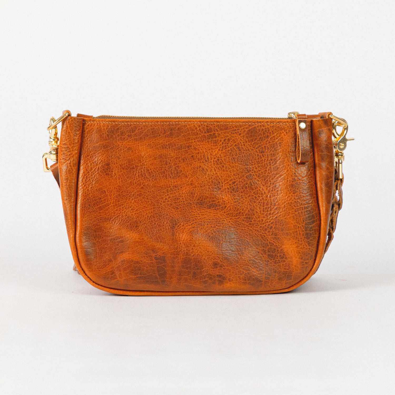 Honey Navajo Bison Crossbody Bag