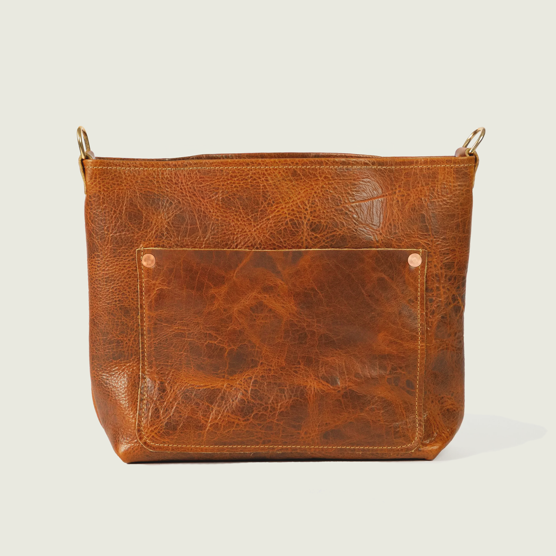 Honey Navajo Bison Mini Crossbody Travel Tote