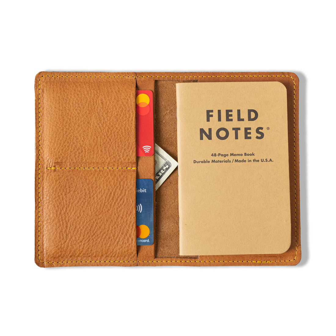 Italian Tan Passport Wallet