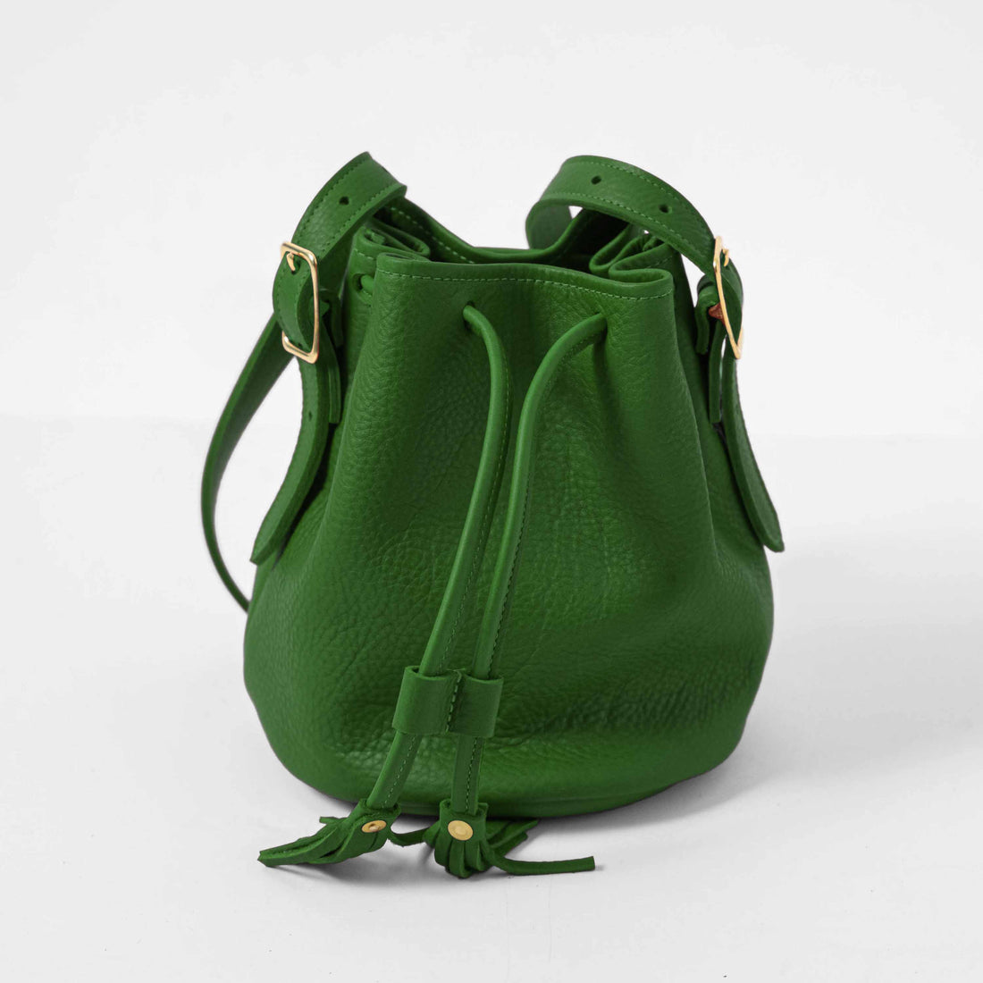 Leaf Cypress Bucket Bag