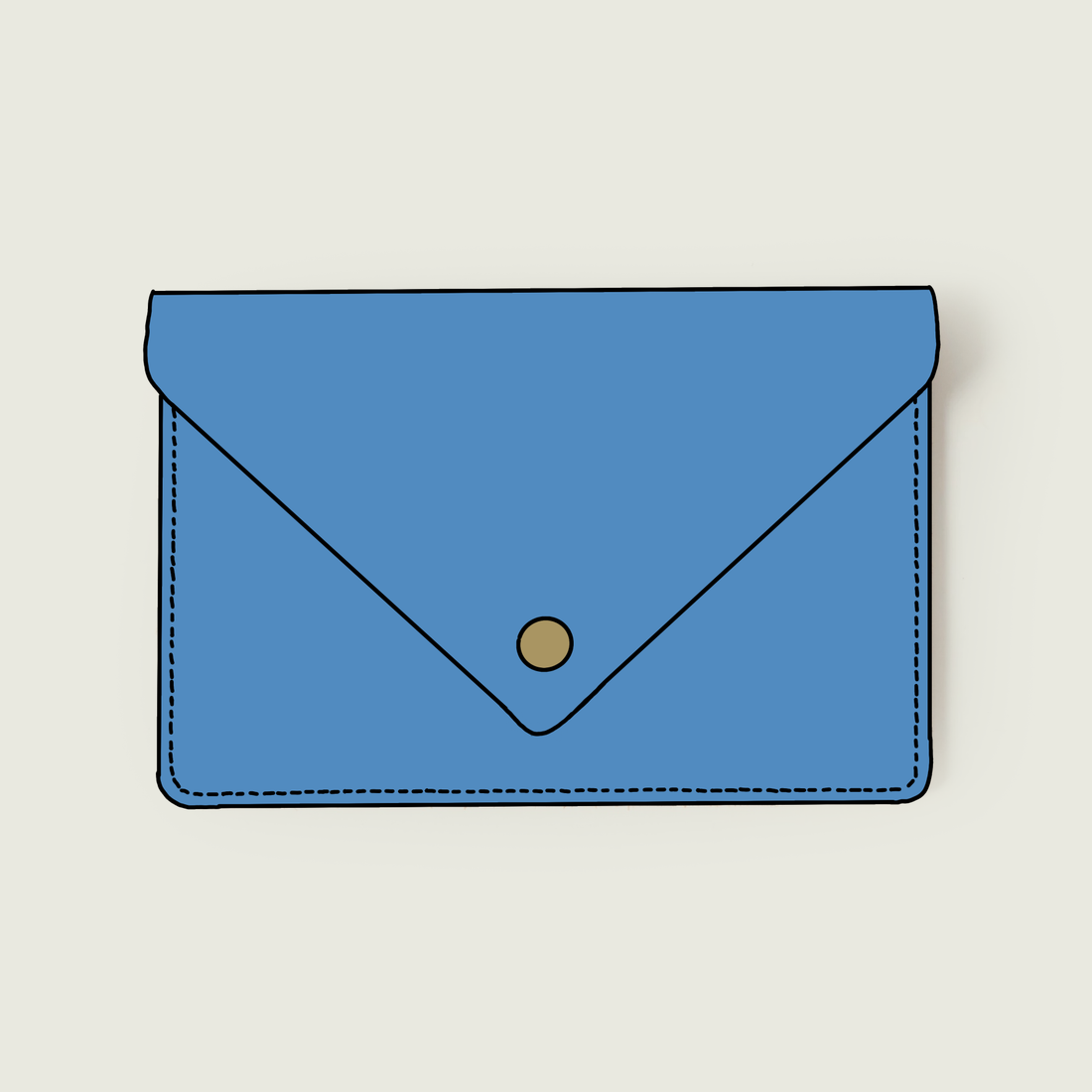 Showroom Roulette Leather Clutch