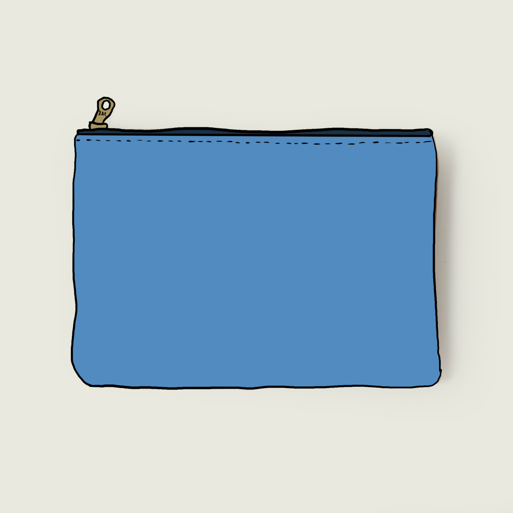 Showroom Roulette Medium Zip Pouch