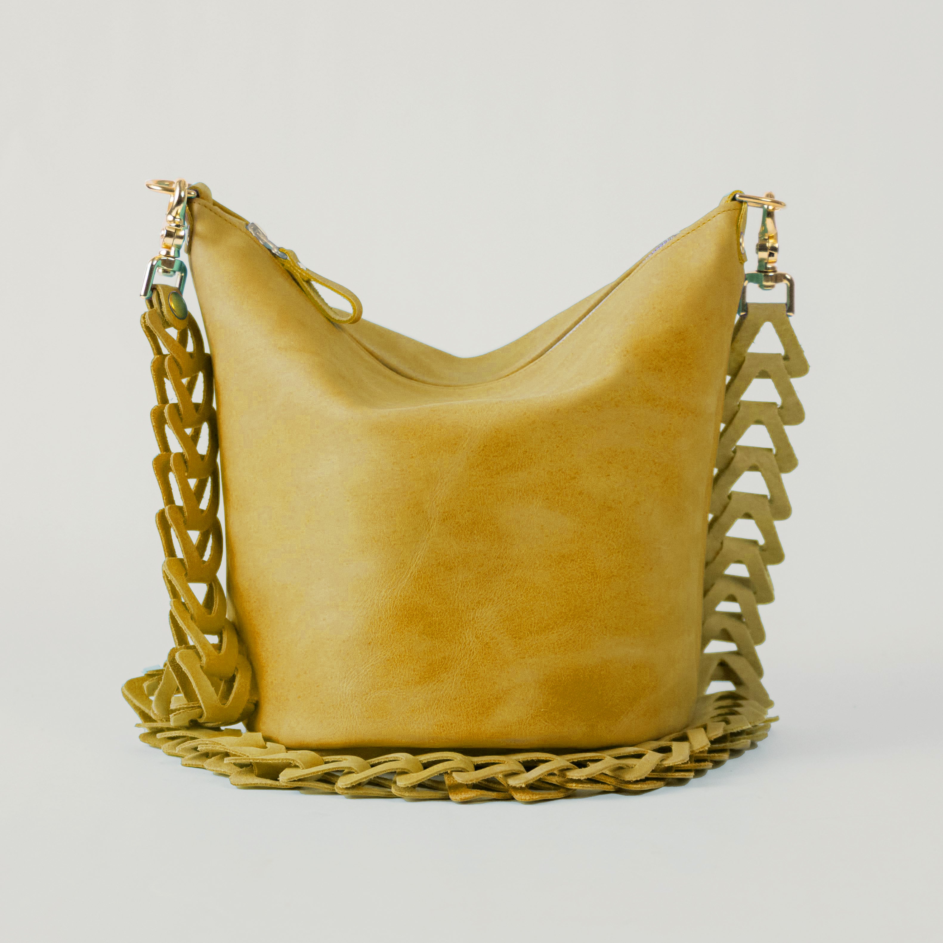 Denver Zip-Top Bucket Bag