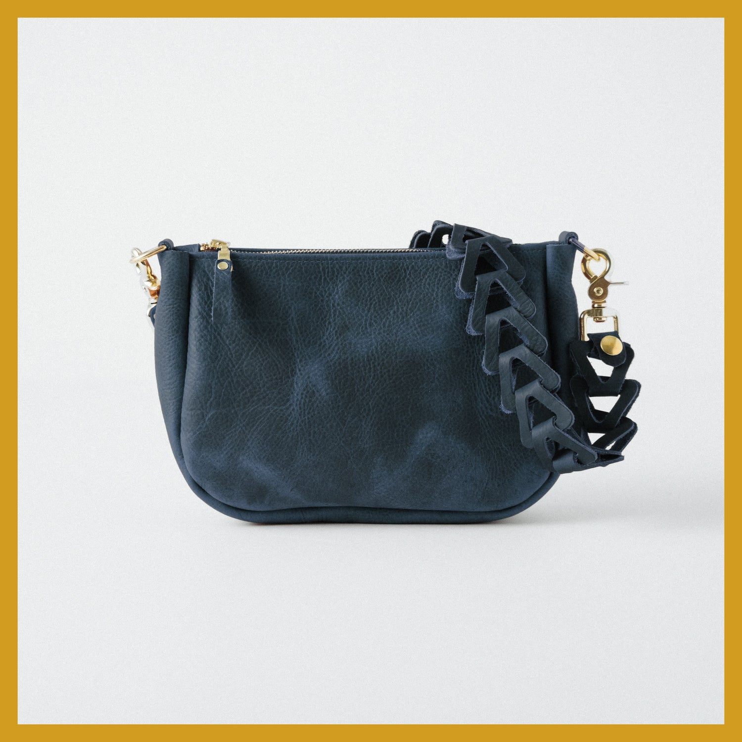 Scratch-and-Dent Navy Kodiak Medium Crossbody Bag