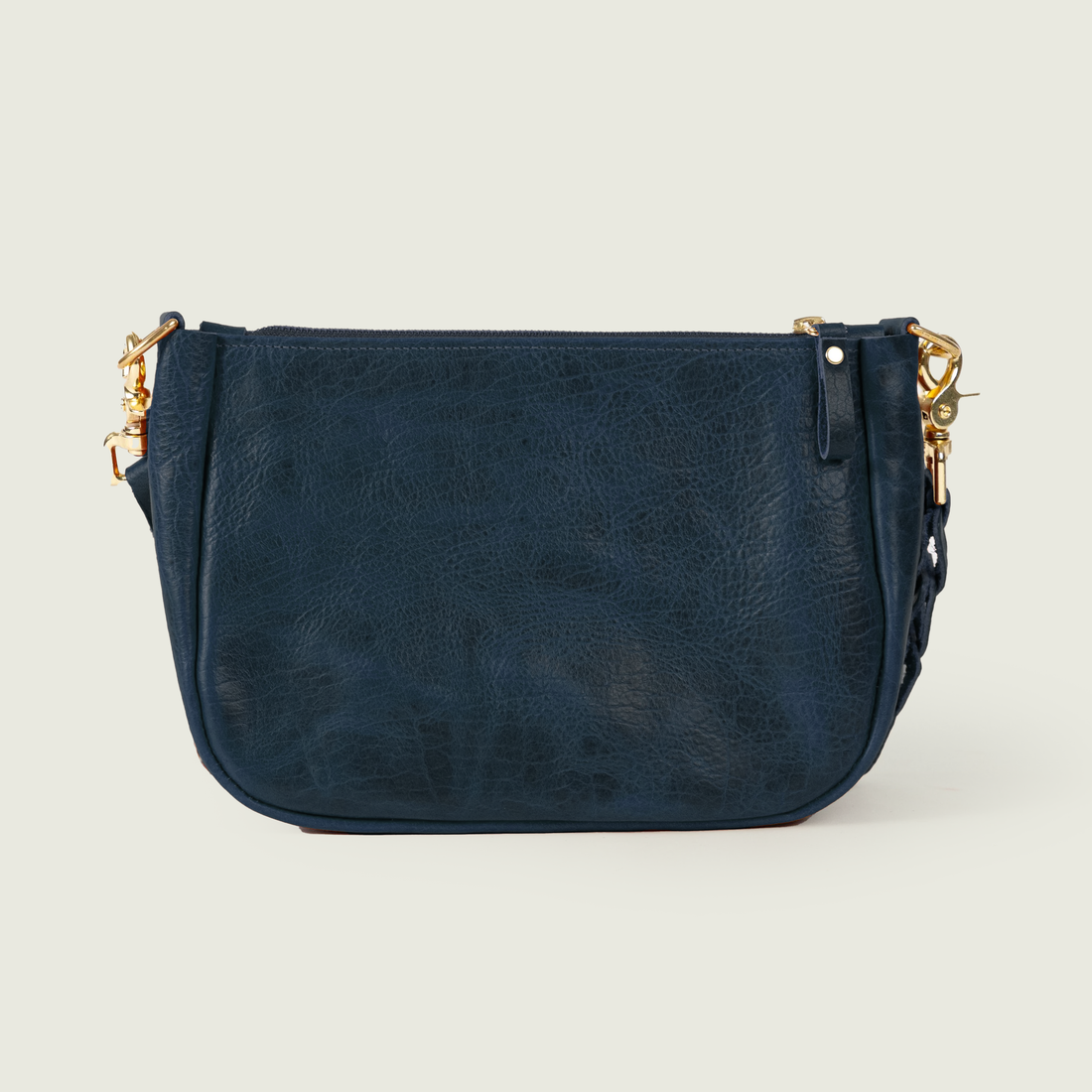 Navy Navajo Bison Crossbody Bag