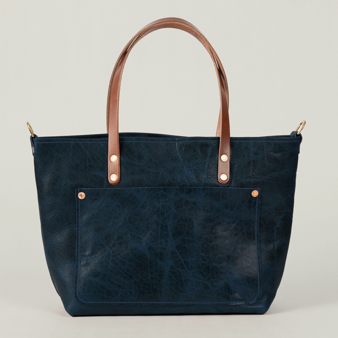 Navy Navajo Bison Market Tote