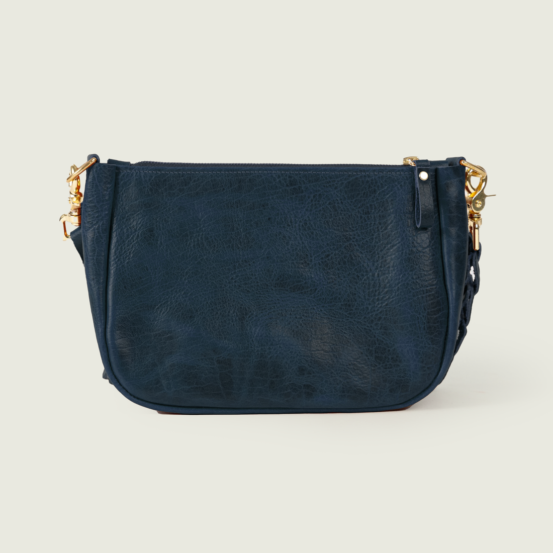 Navy Navajo Bison Medium Crossbody Bag