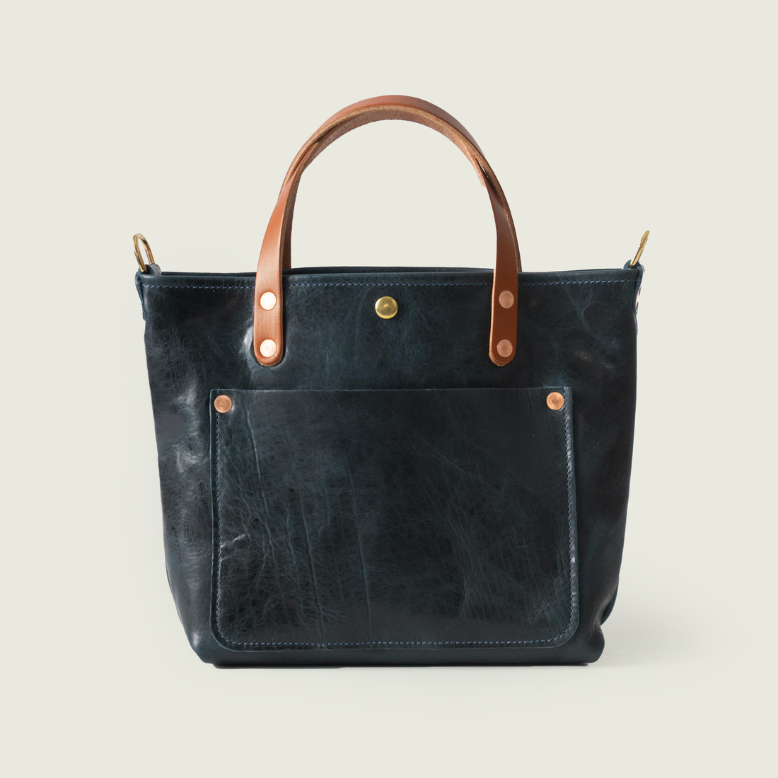 Navy Navajo Bison Mini Travel Tote