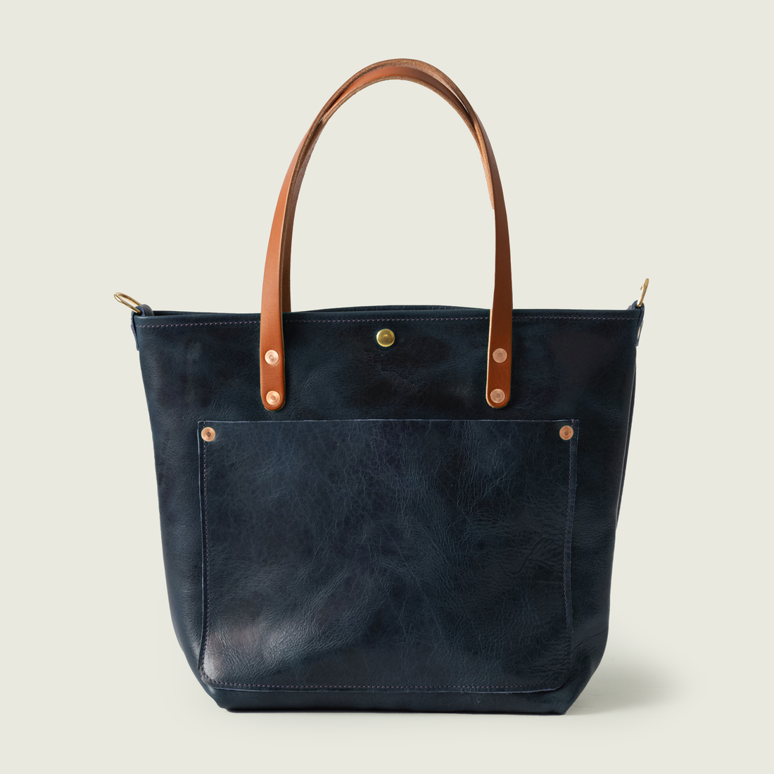 Navy Navajo Bison Travel Tote