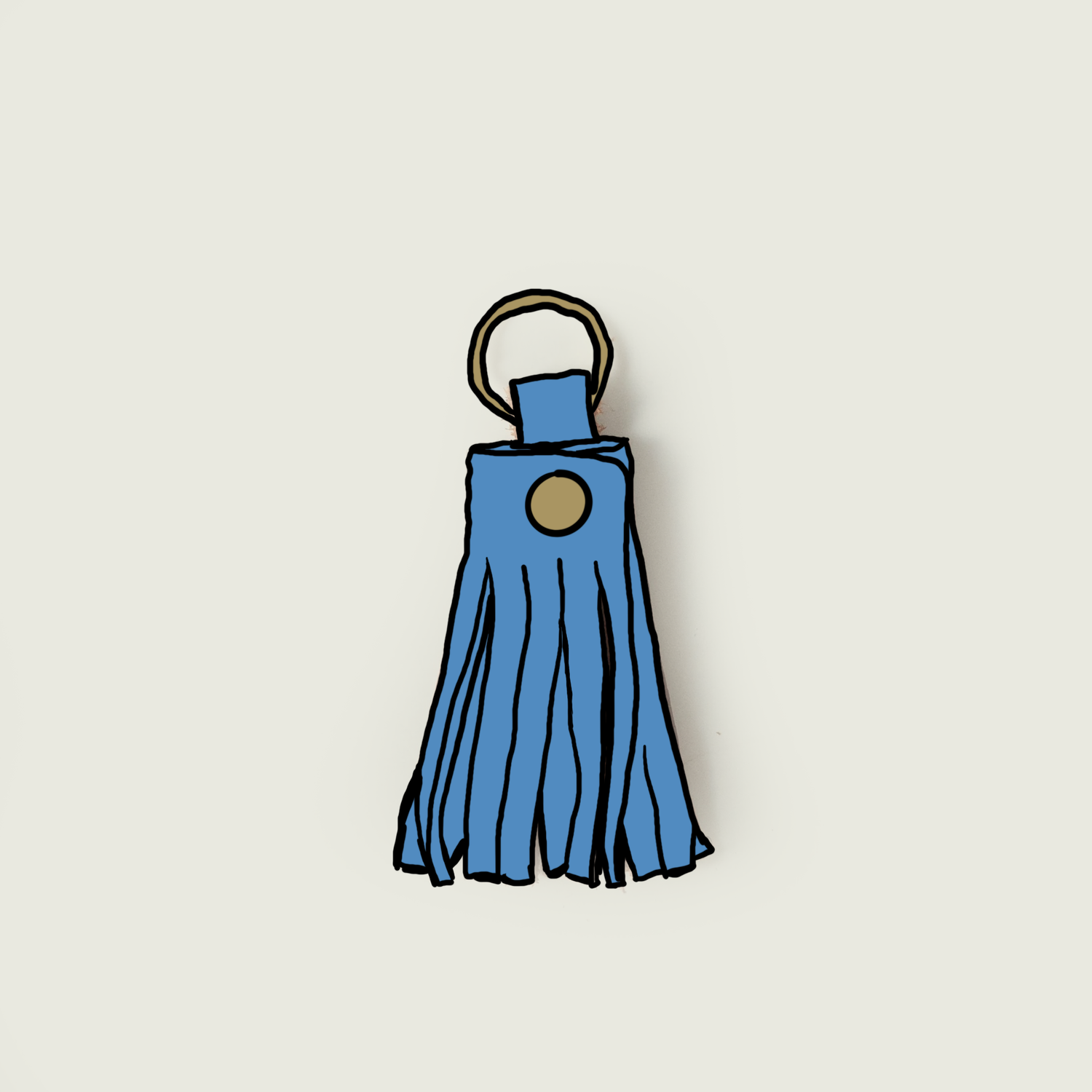 Showroom Roulette Tassel Keychain