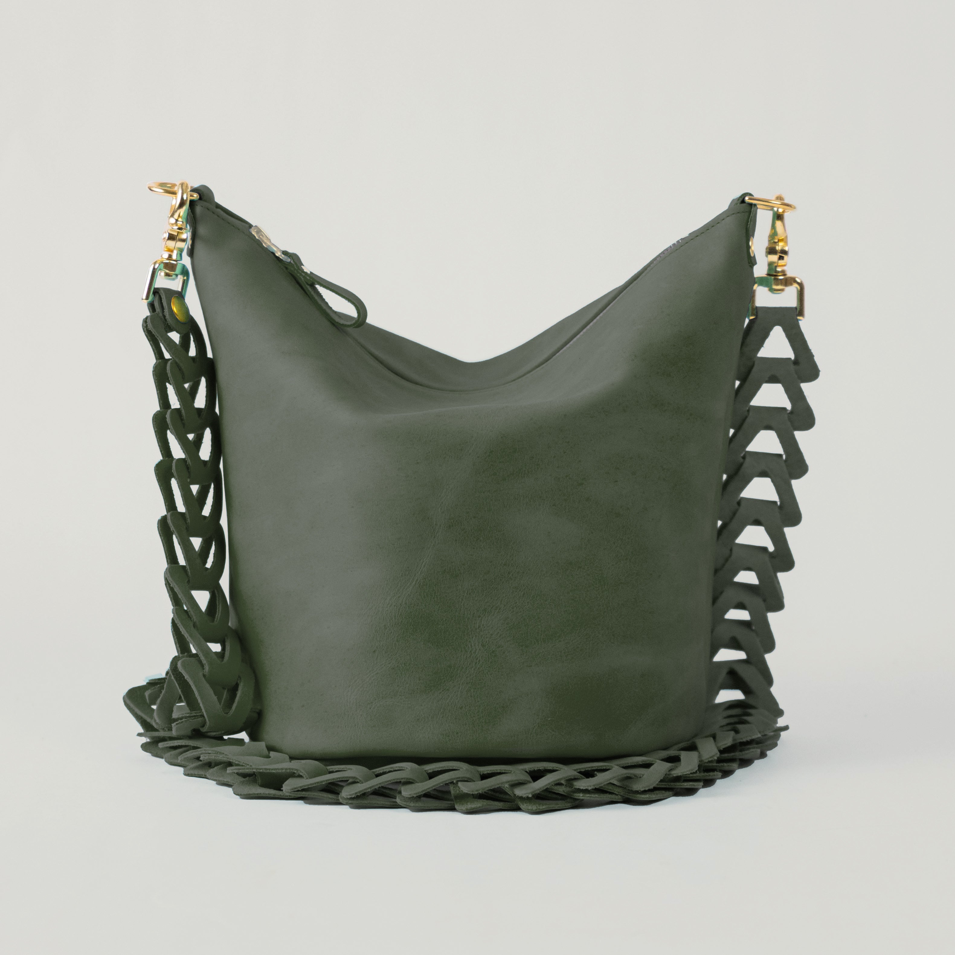 Denver Zip-Top Bucket Bag