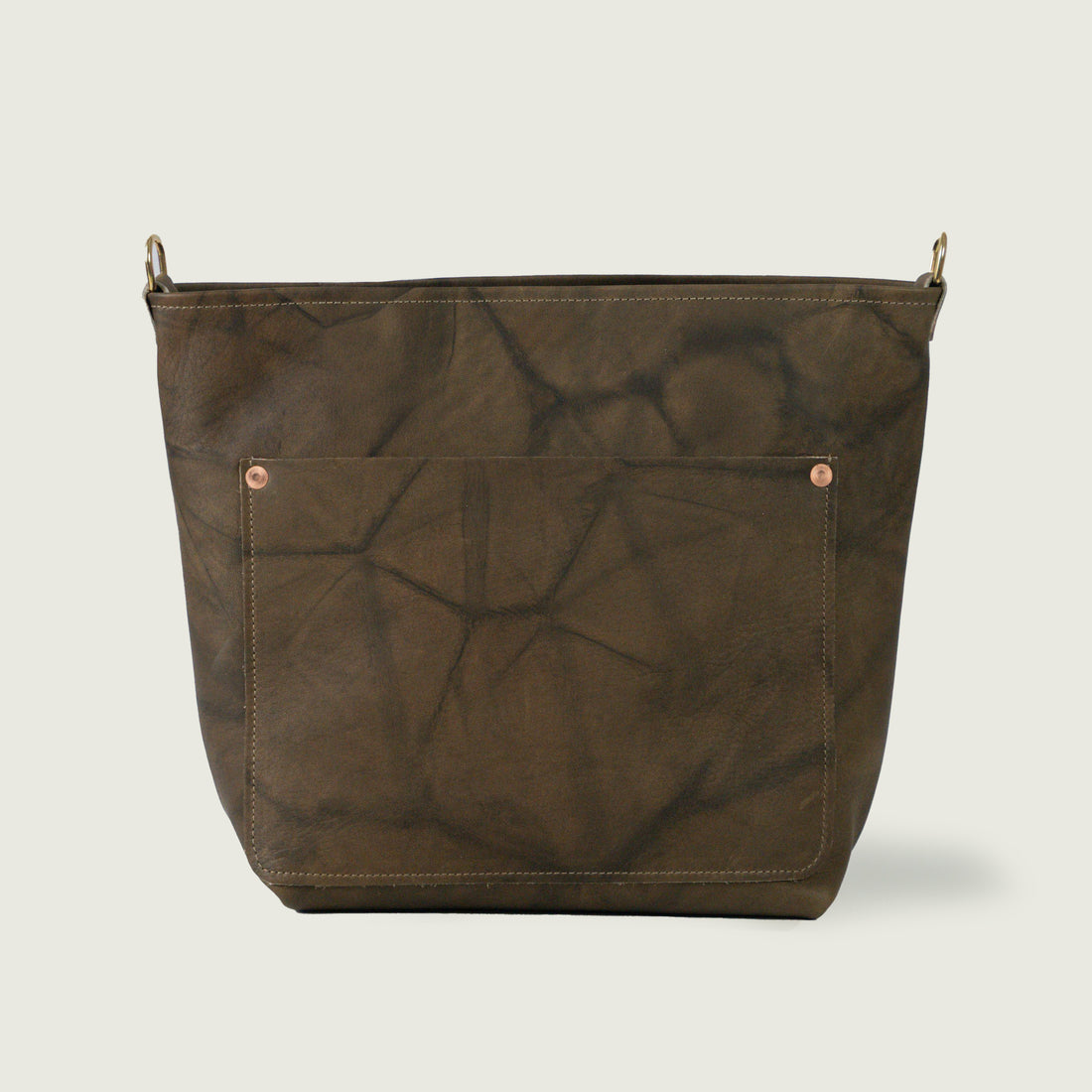 Olive Crunch Crossbody Travel Tote