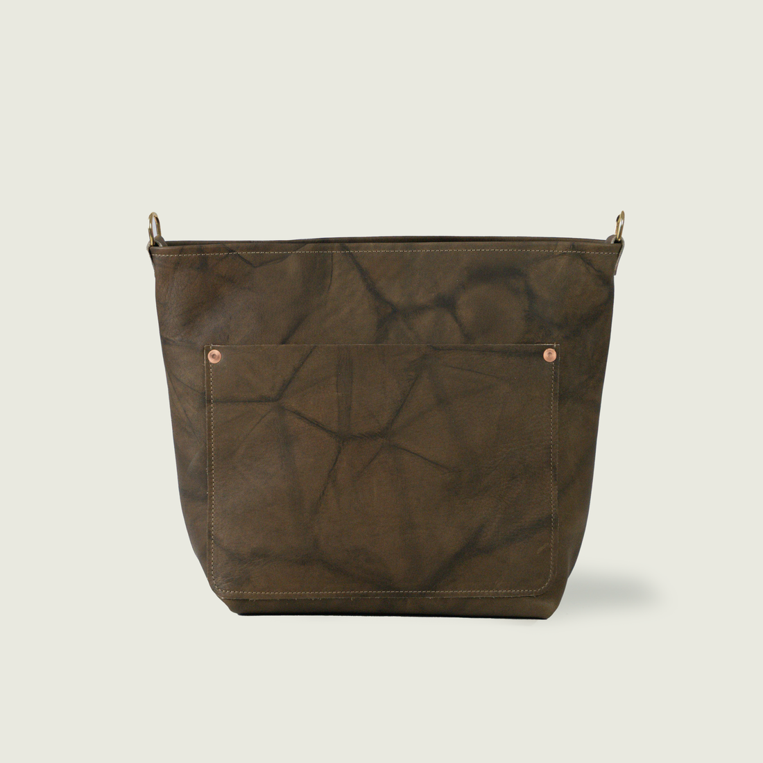 Olive Crunch Mini Crossbody Travel Tote