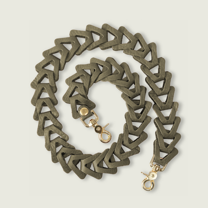 Olive Cypress Chain Link Strap