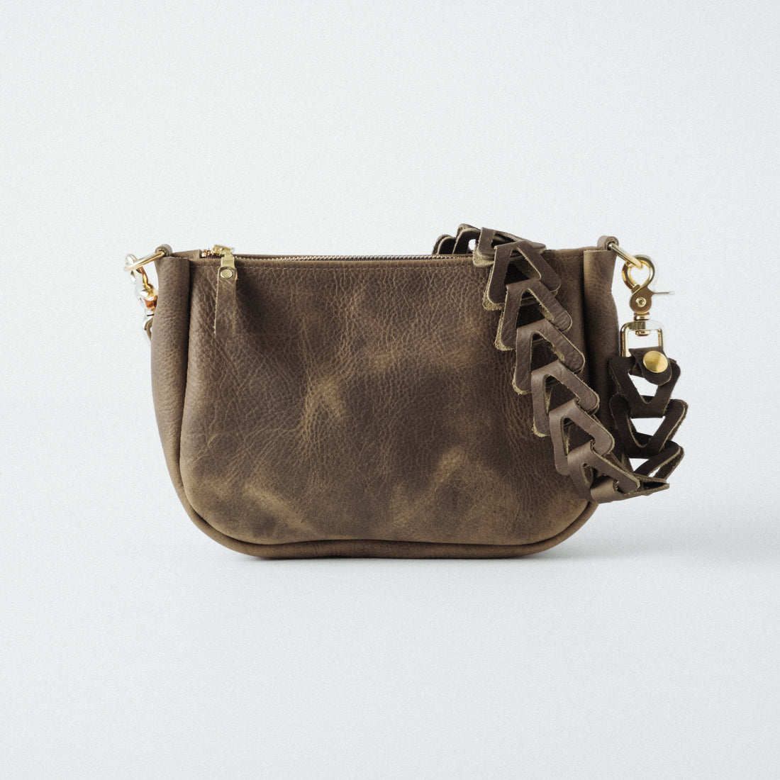 Olive Kodiak Medium Crossbody Bag