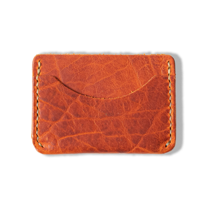 Orange Bison Card Case