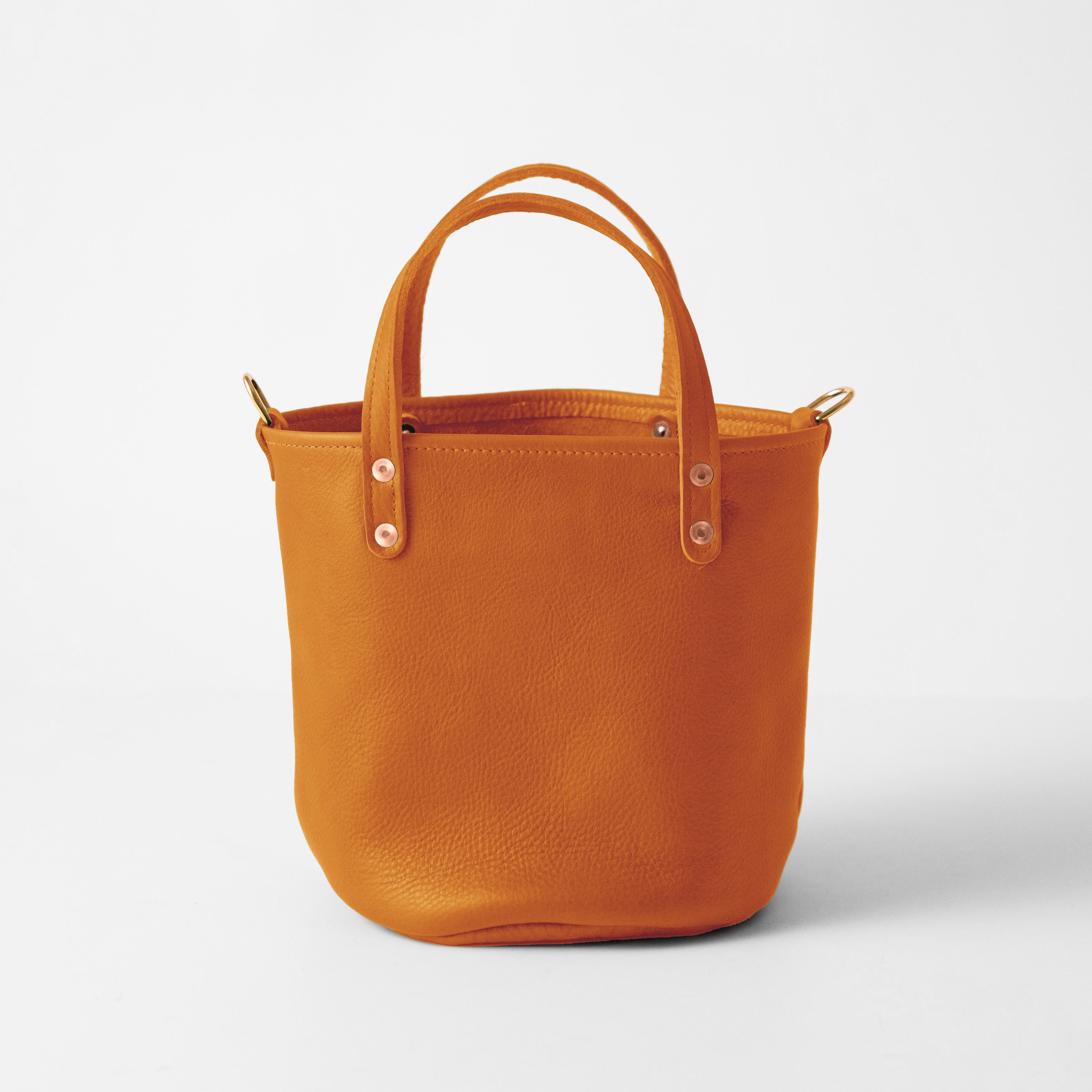 Orange Cypress Bucket Tote