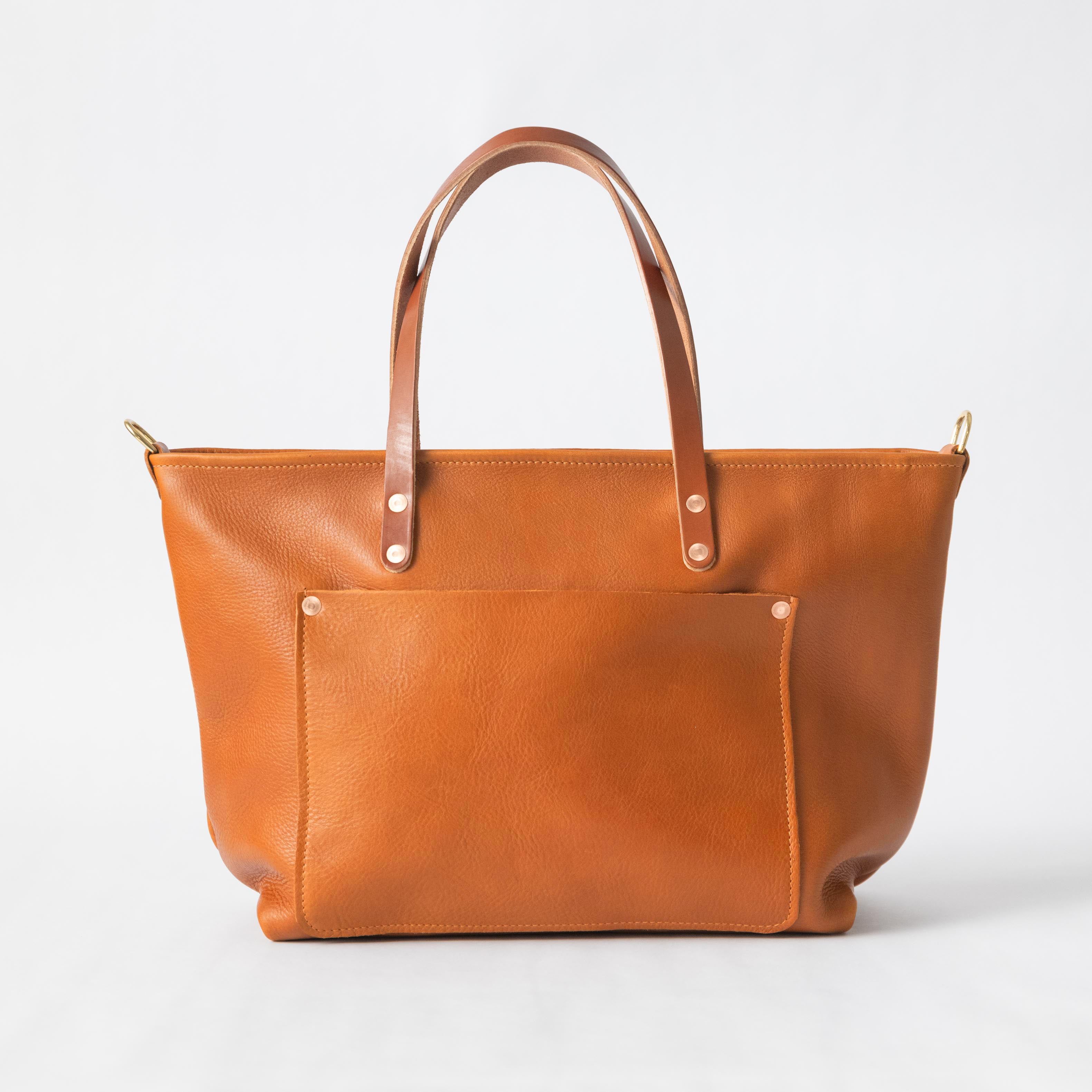 Custom Leather selling Market Tote Shoulder Bag - Made To Order