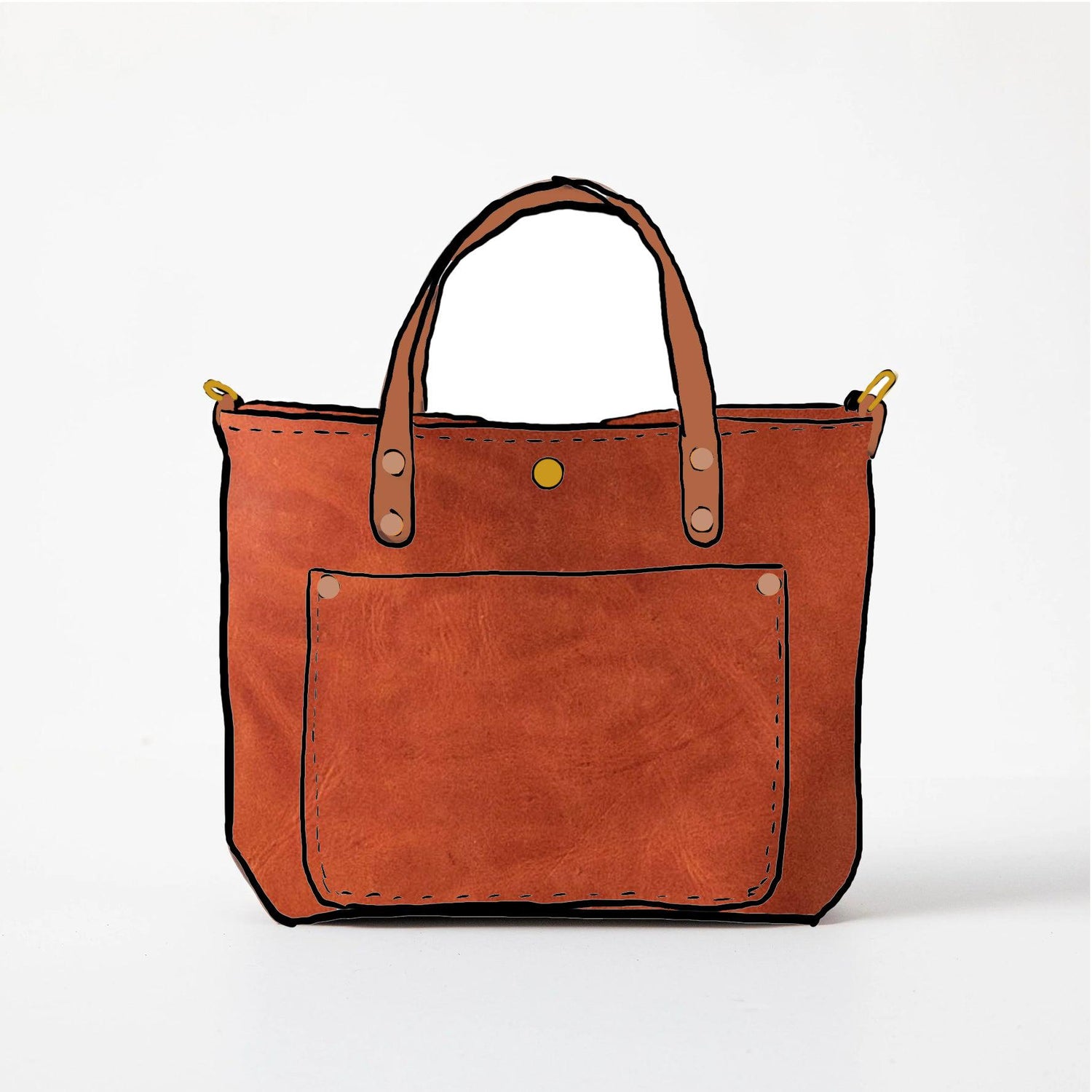 Scratch-and-Dent Paprika Mini Travel Tote