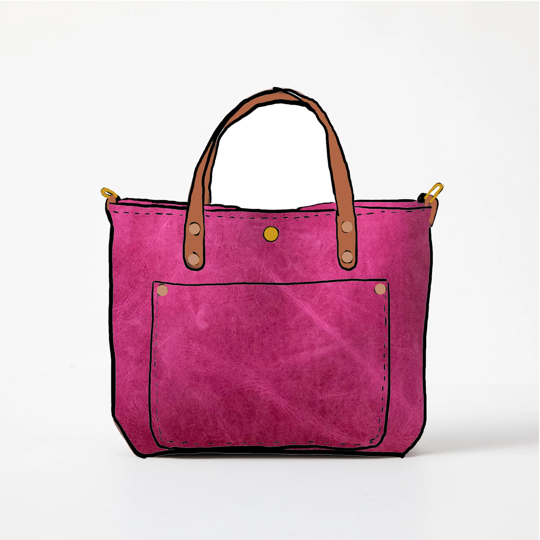Scratch-and-Dent Pink Mini Travel Tote