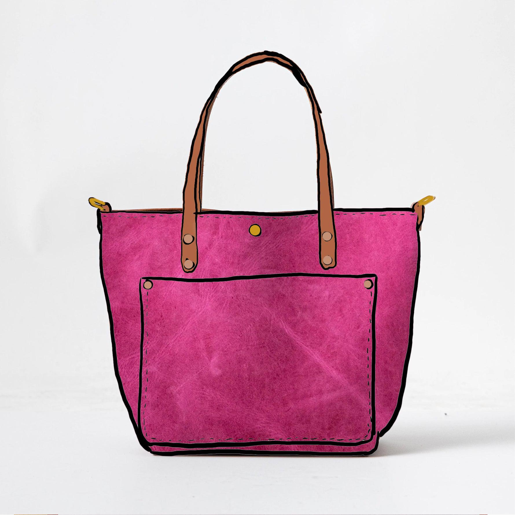 Scratch-and-Dent Pink Travel Tote