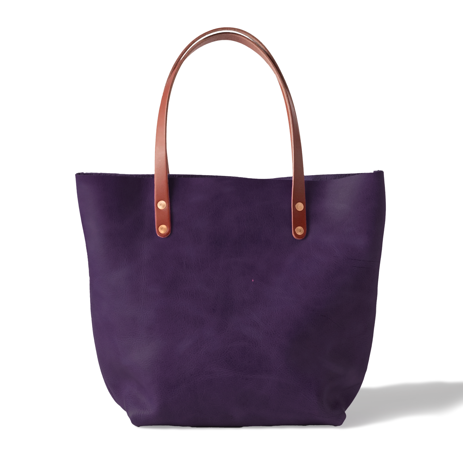 Purple Bulldog Tote