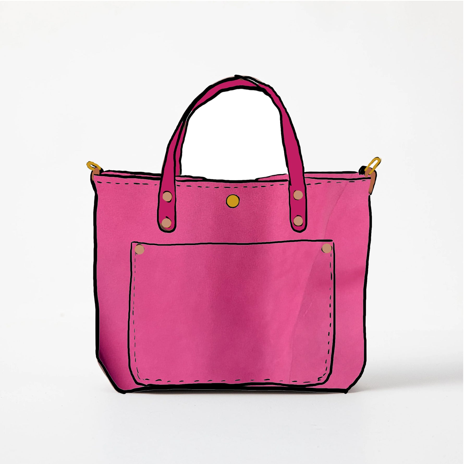 Pink Dearborn Mini Travel Tote