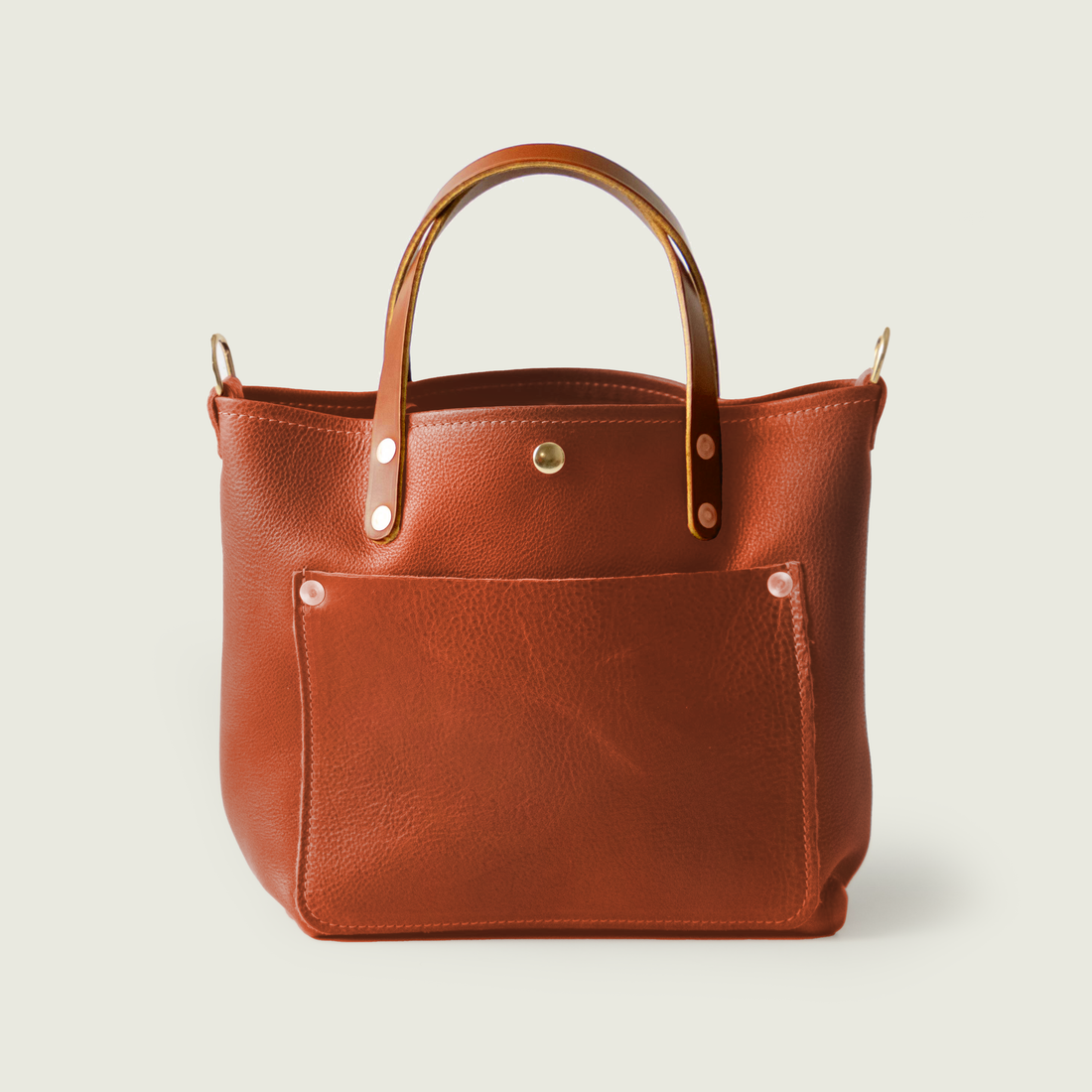 Pumpkin Bulldog Mini Travel Tote