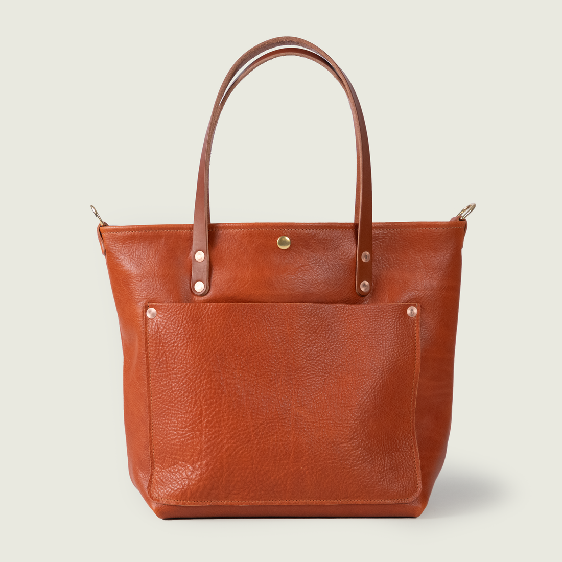 Pumpkin Bulldog Travel Tote