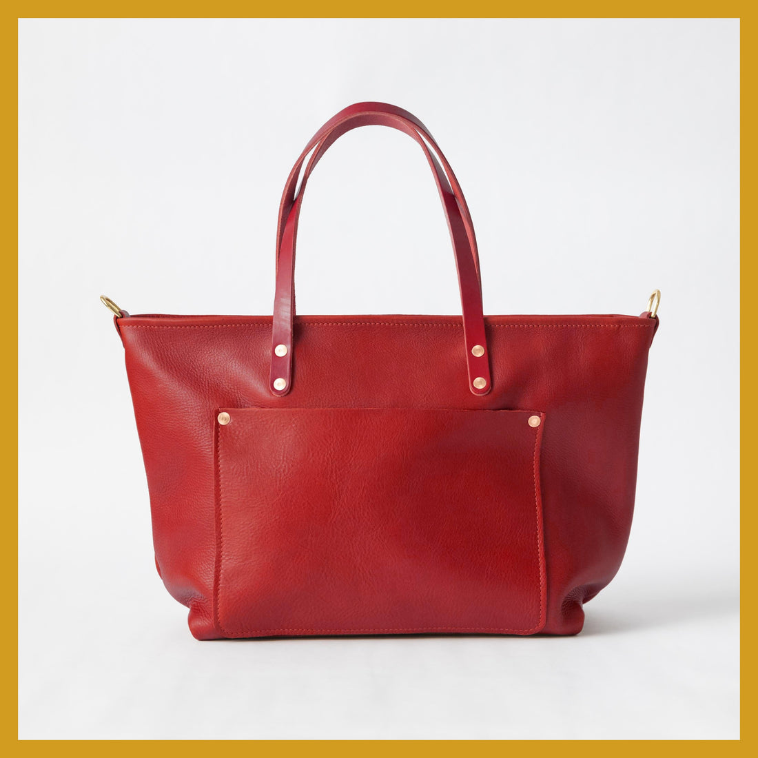 Scratch-and-Dent Red Cypress Market Tote