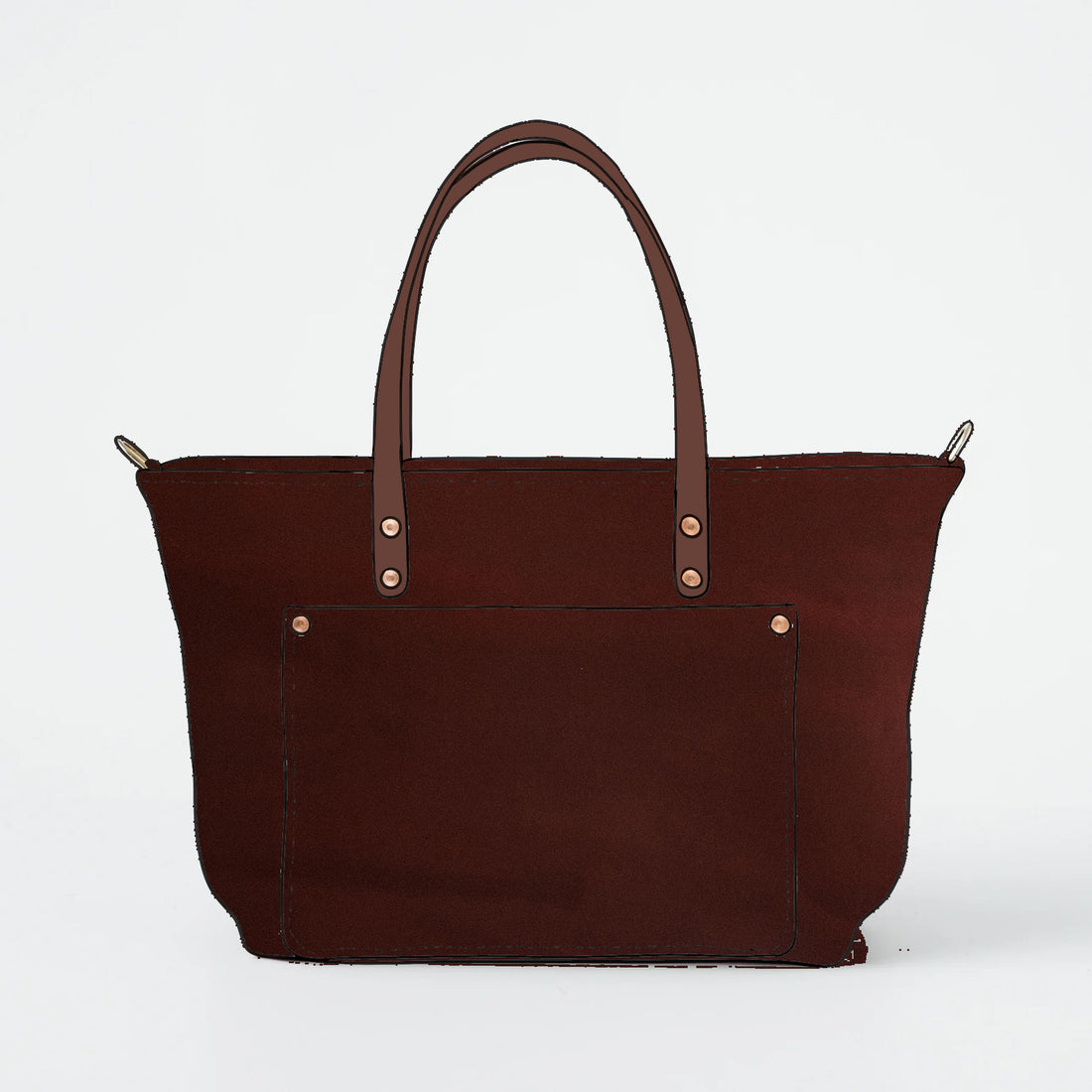 Rustic Red Market Tote