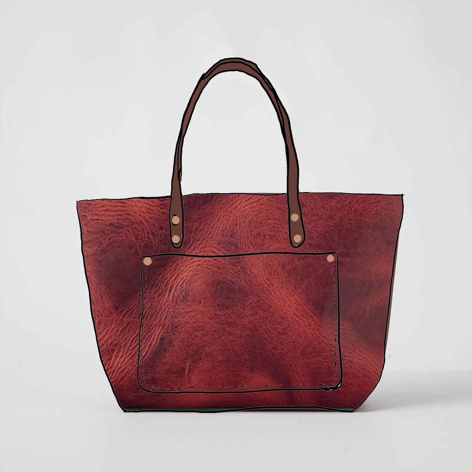 Russet Brown Dublin Market Tote