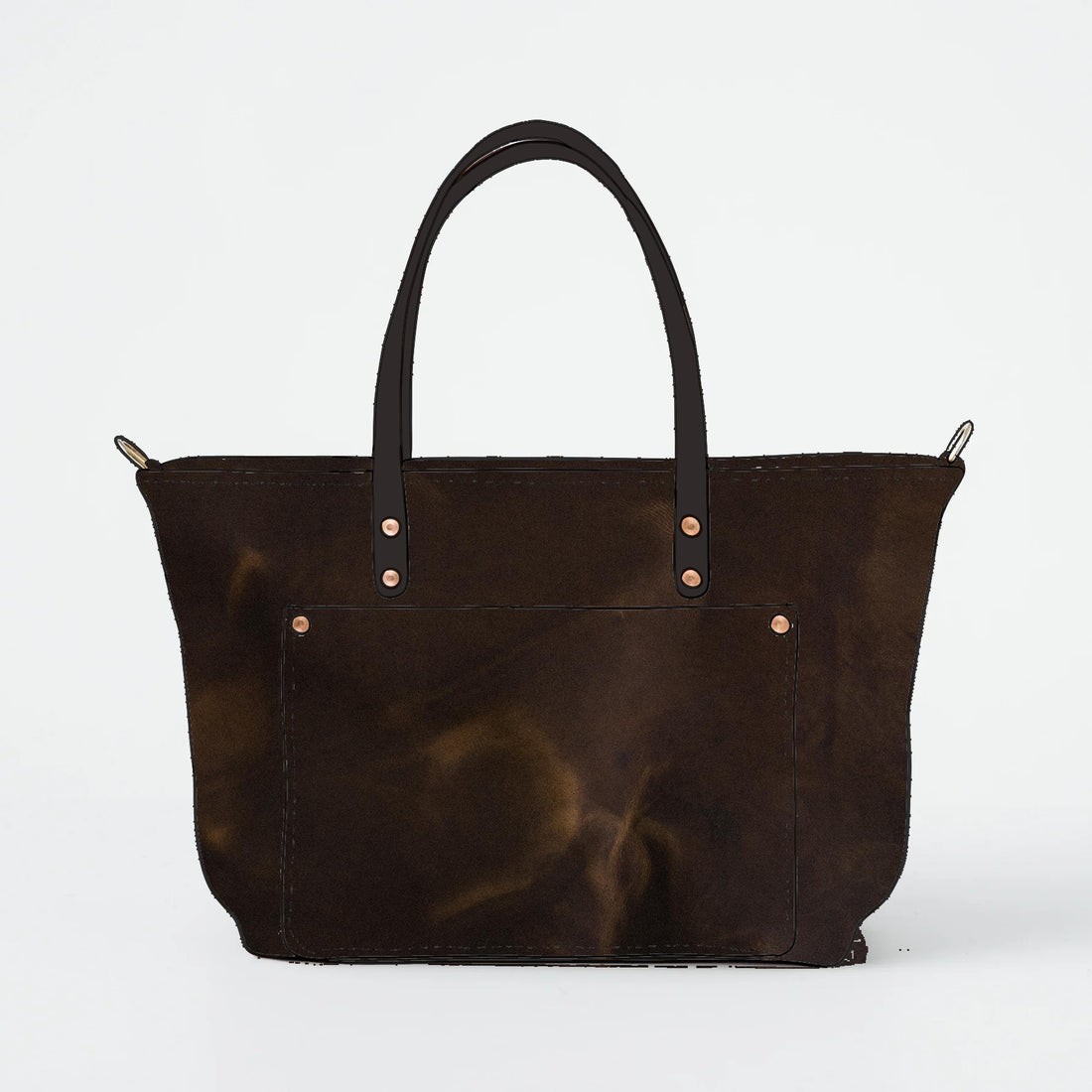 Rustic Brown Market Tote