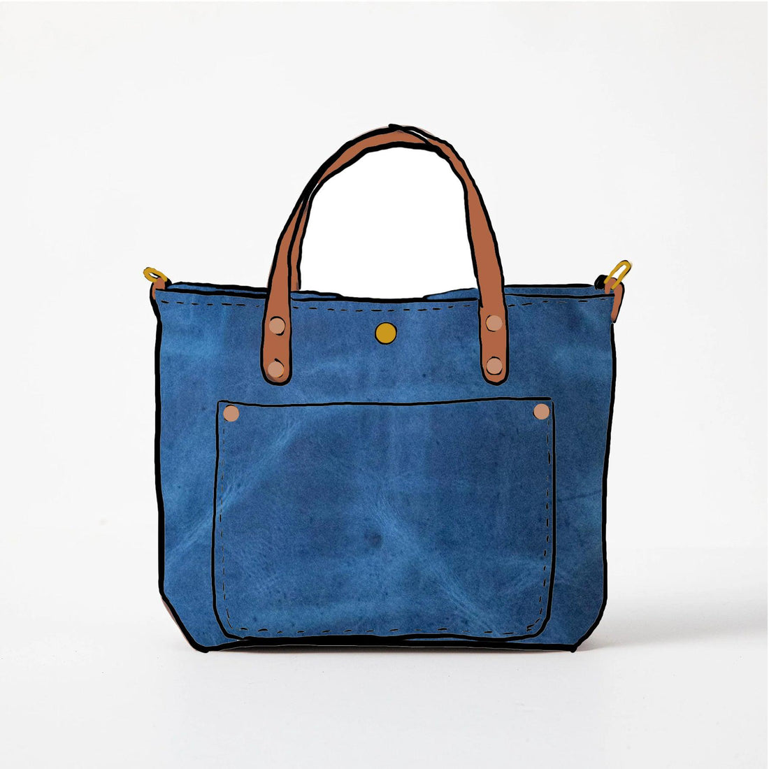 Scratch-and-Dent Sapphire Mini Travel Tote