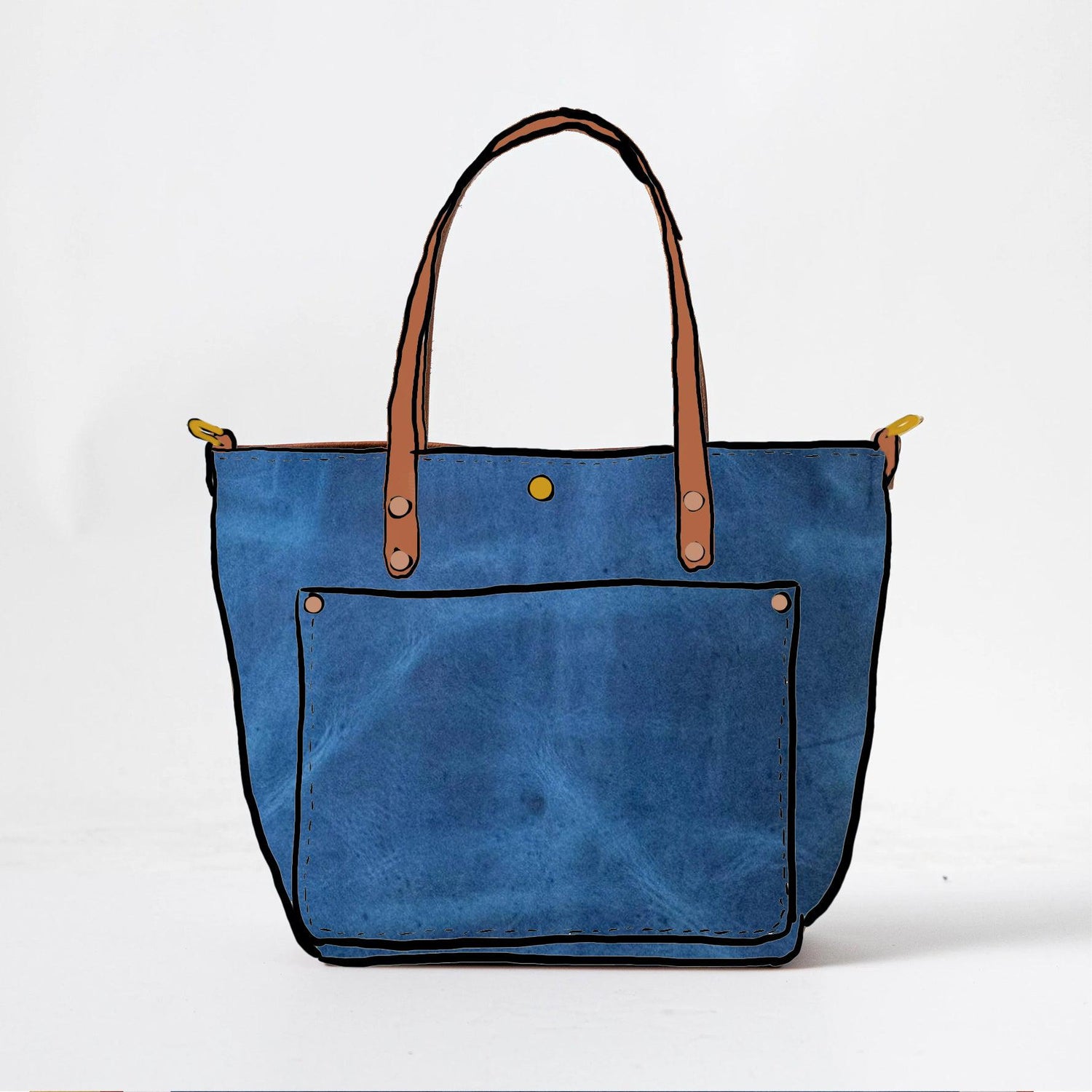 Scratch-and-Dent Sapphire Travel Tote
