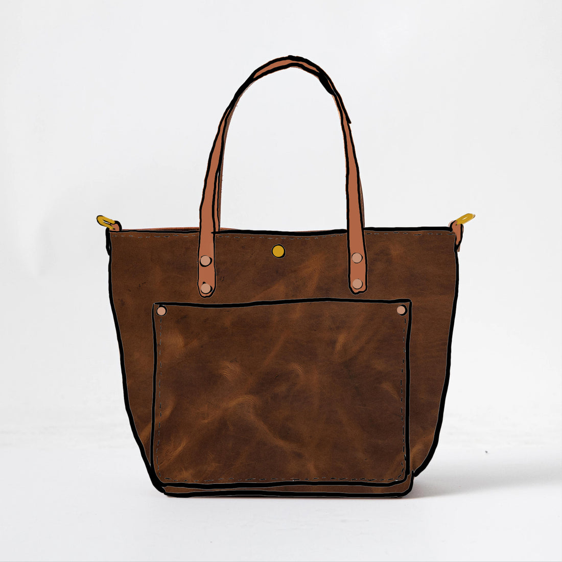 Rustic Tan Travel Tote