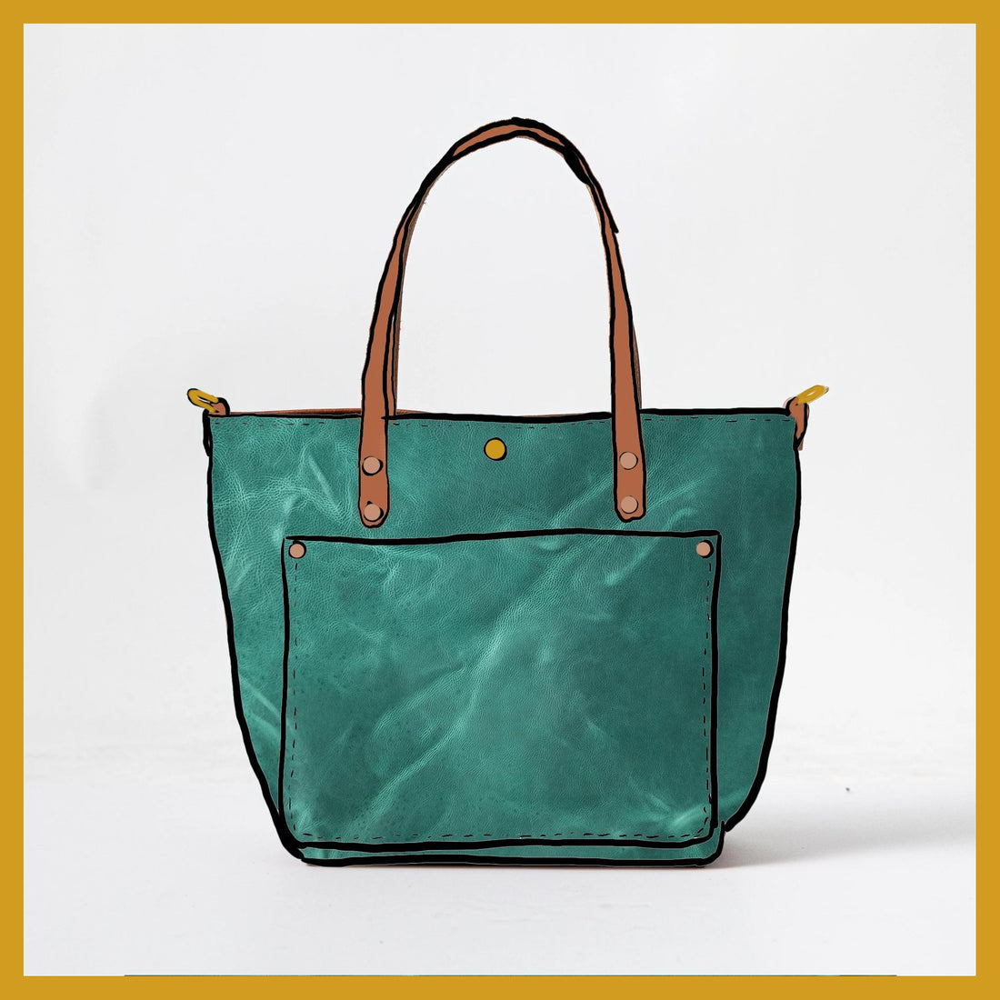 Scratch-and-Dent Teal Kodiak Travel Tote