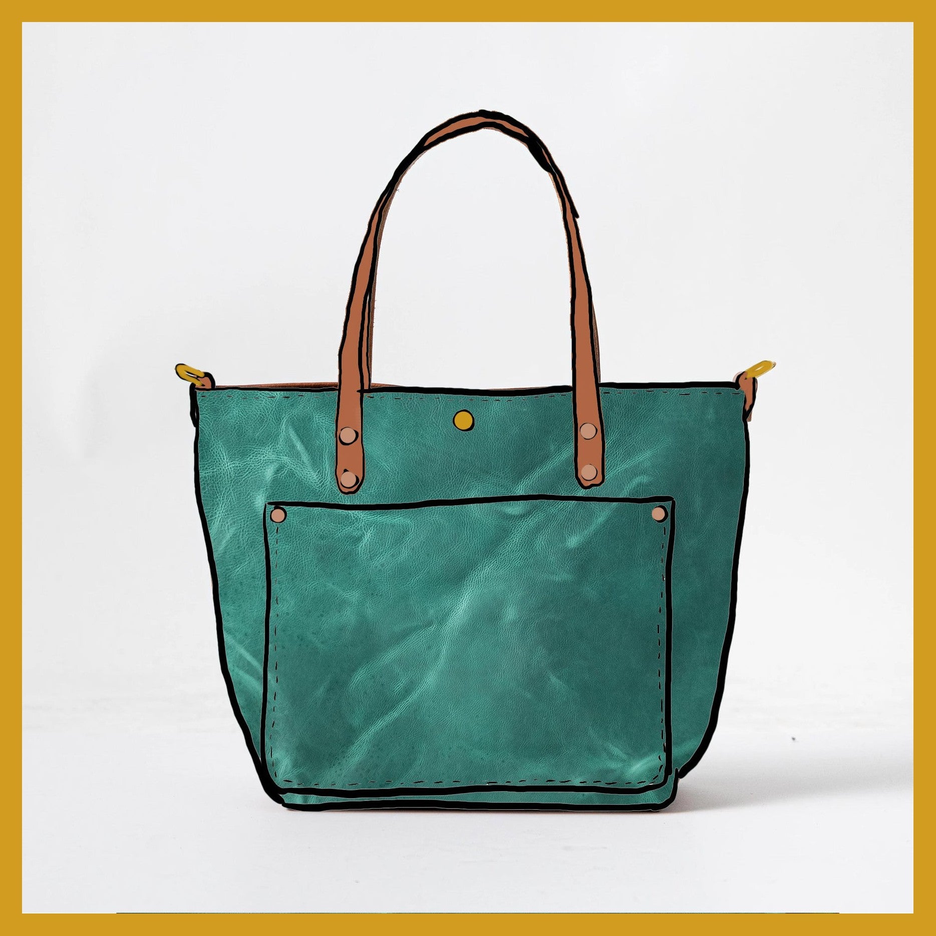 Scratch-and-Dent Teal Kodiak Travel Tote