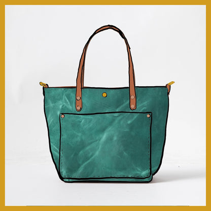 Scratch-and-Dent Teal Kodiak Travel Tote