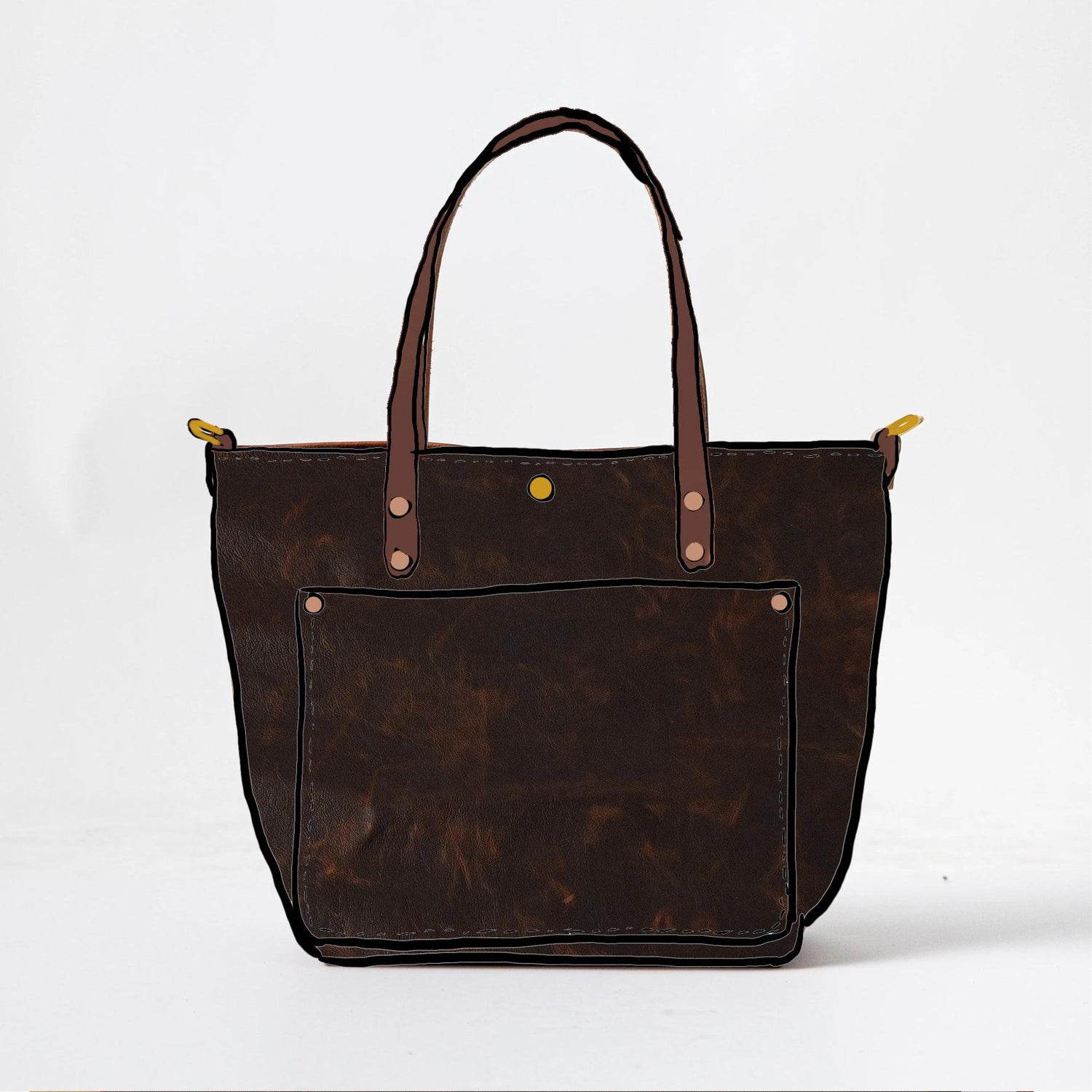 Scratch-and-Dent Tortoiseshell Travel Tote