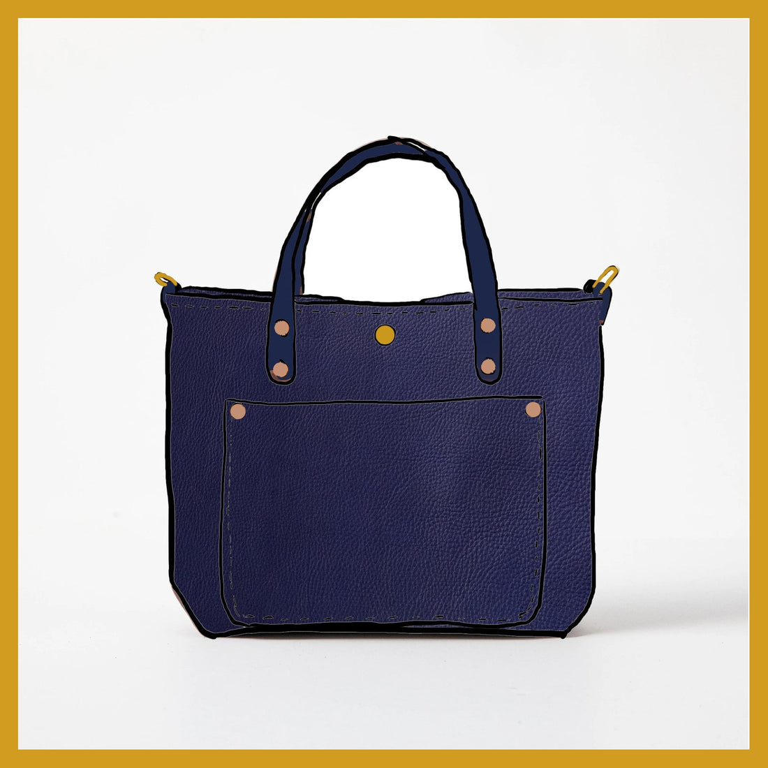 Scratch-and-Dent Violet Cypress Mini Travel Tote
