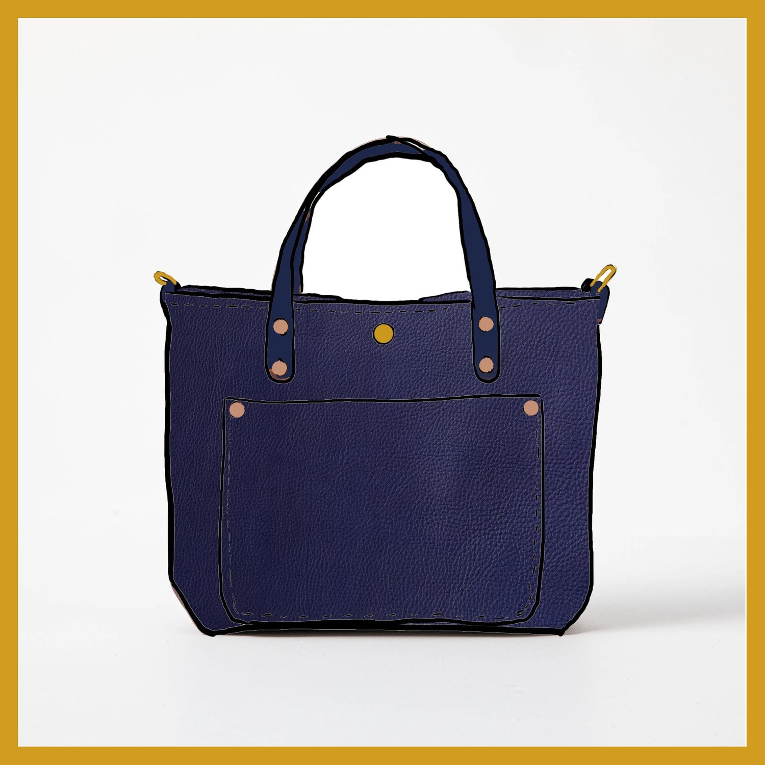 Scratch-and-Dent Violet Cypress Mini Travel Tote