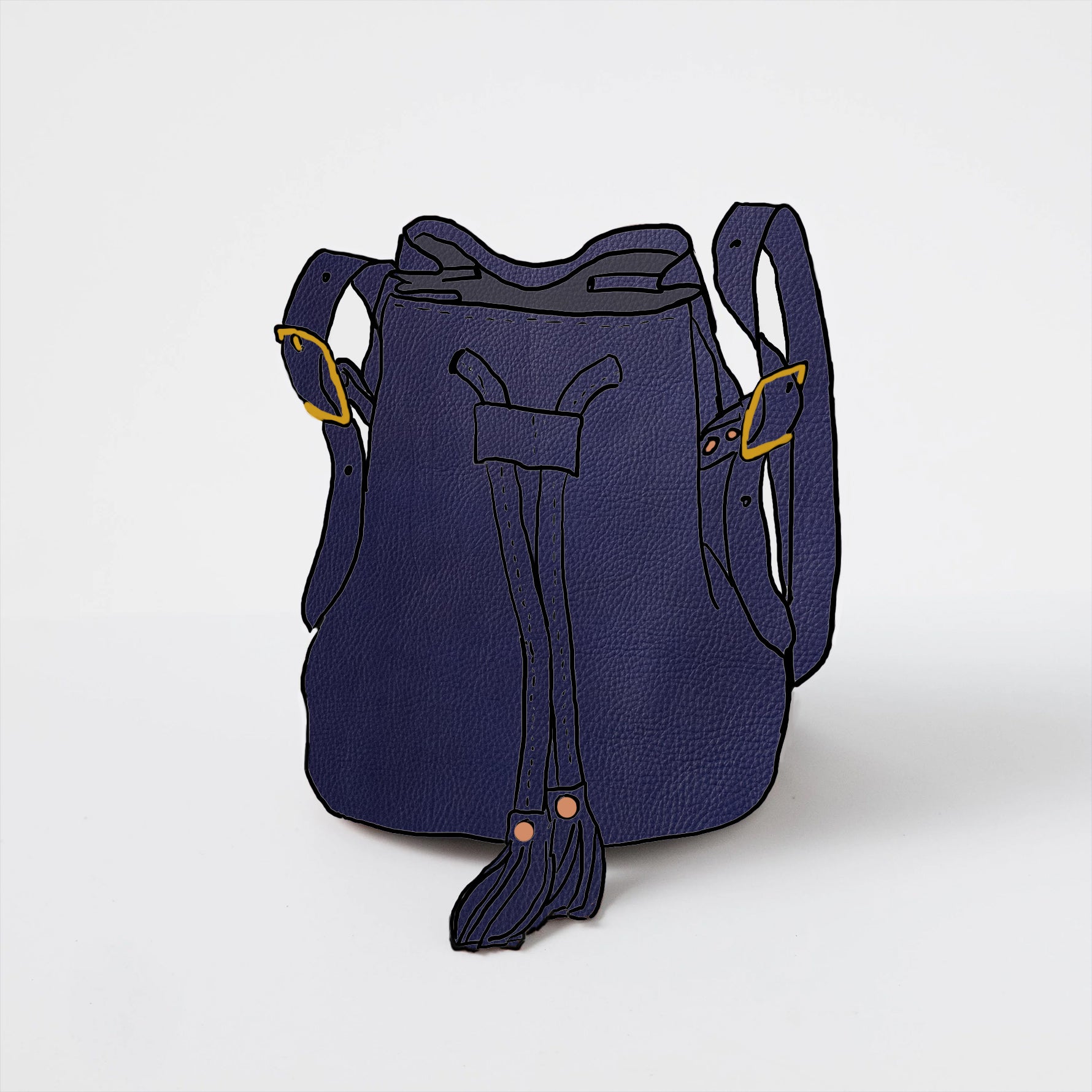 Violet Cypress Bucket Bag