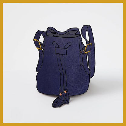 Scratch-and-Dent Violet Cypress Bucket Bag