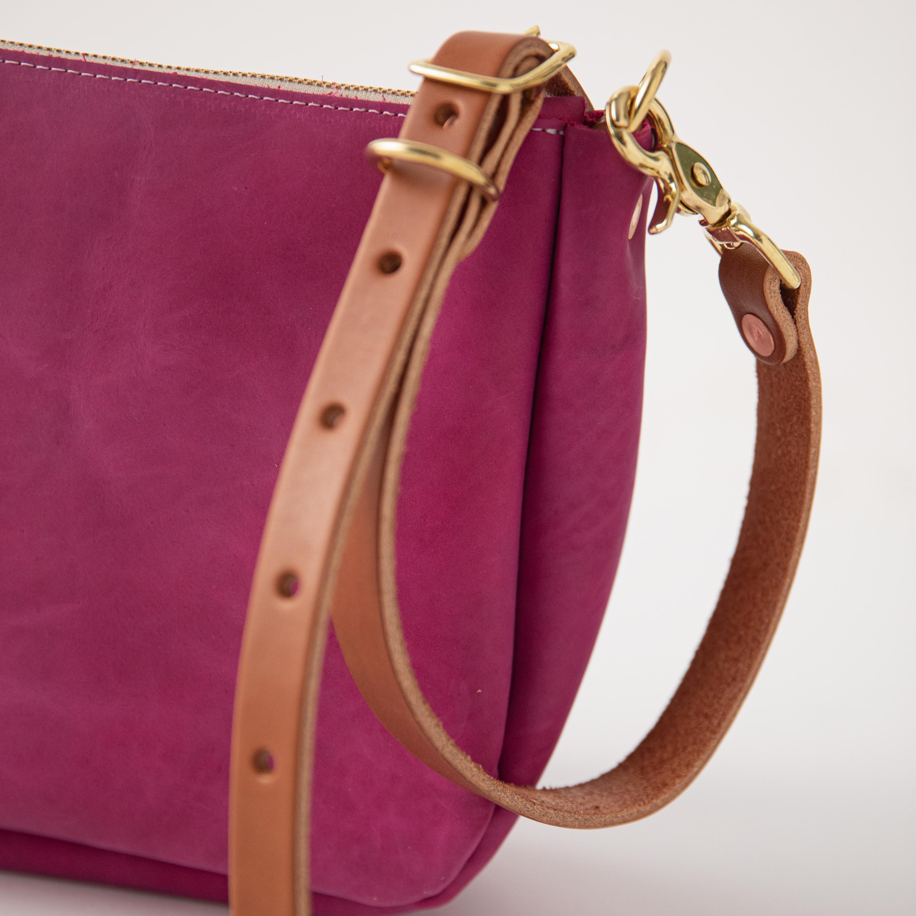 Scratch-and-Dent Pink Crossbody Bag