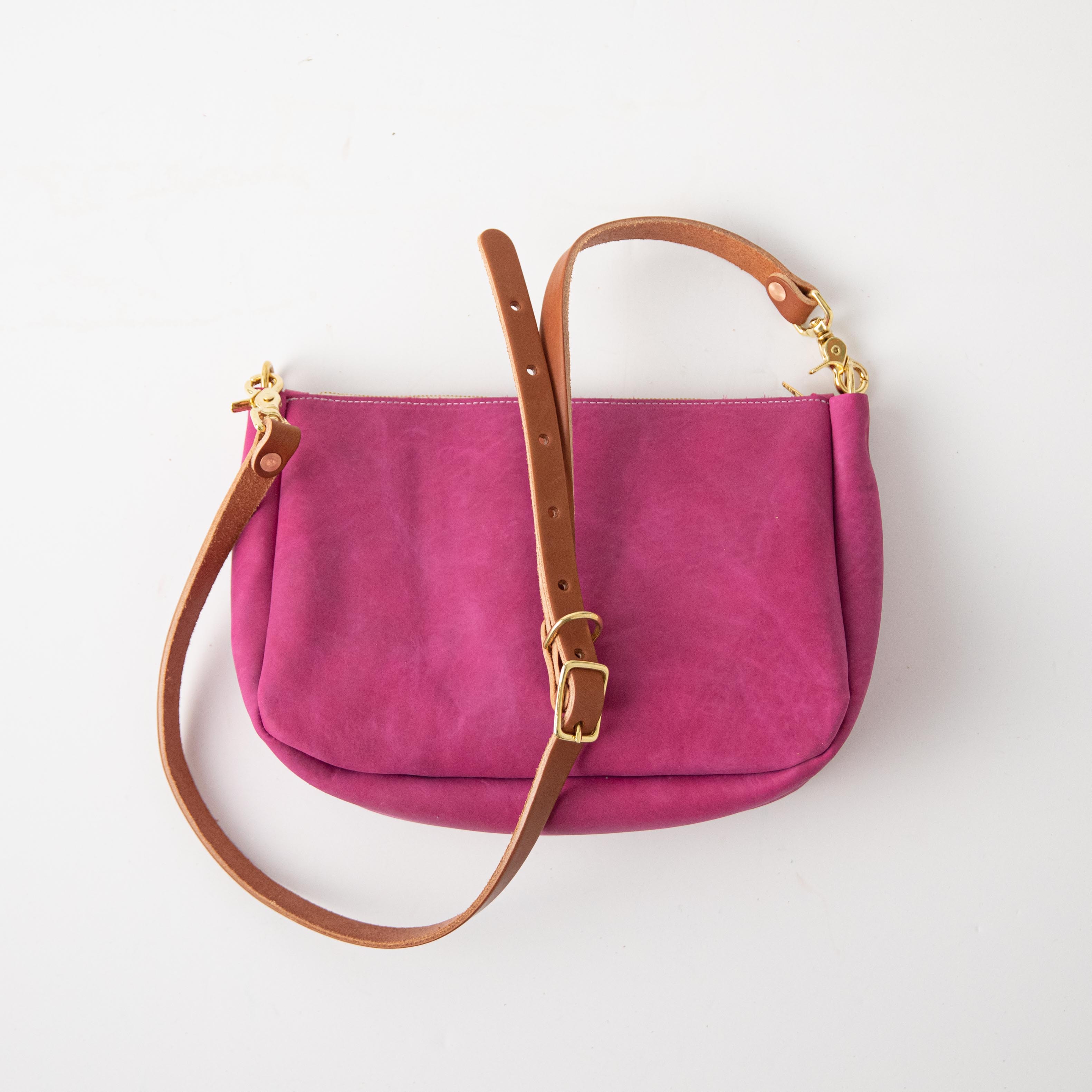 Scratch-and-Dent Pink Crossbody Bag