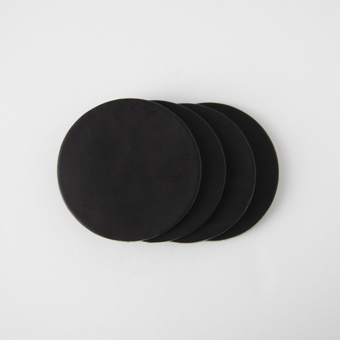 Black Leather Coasters