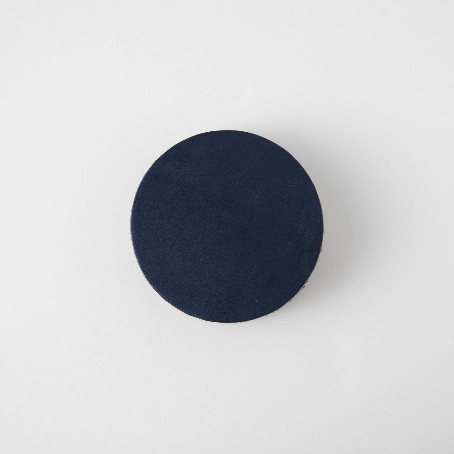 Navy Leather Coasters